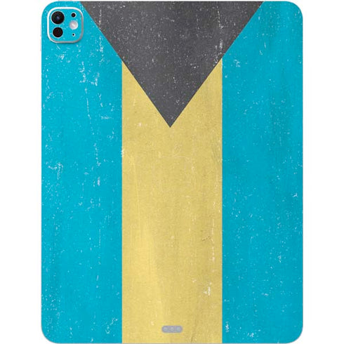 Bahamas Flag Distressed iPad Pro 13in M4 (2024) Skin